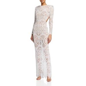 Bronx and Banco Allegra Blanc Maxi Dress in White
